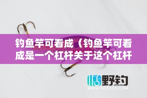 钓鱼竿可看成（钓鱼竿可看成是一个杠杆关于这个杠杆下列说法正确的是）
