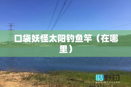 口袋妖怪太阳钓鱼竿（在哪里）