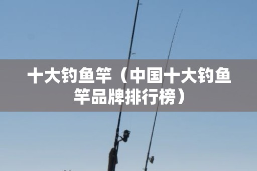 十大钓鱼竿（中国十大钓鱼竿品牌排行榜）