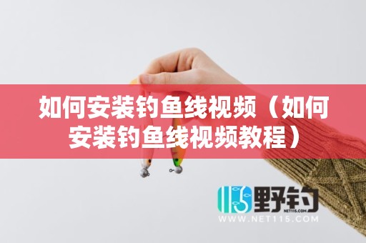 如何安装钓鱼线视频（如何安装钓鱼线视频教程）