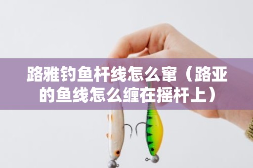 路雅钓鱼杆线怎么窜（路亚的鱼线怎么缠在摇杆上）