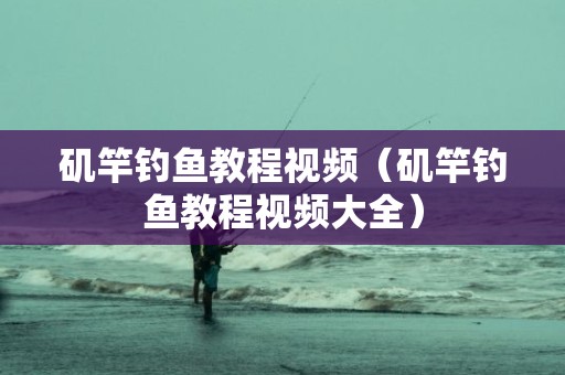 矶竿钓鱼教程视频（矶竿钓鱼教程视频大全）