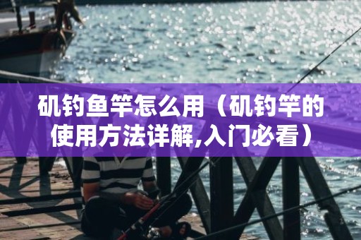 矶钓鱼竿怎么用（矶钓竿的使用方法详解,入门必看）