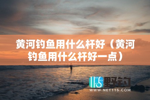 黄河钓鱼用什么杆好（黄河钓鱼用什么杆好一点）