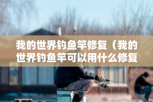 我的世界钓鱼竿修复（我的世界钓鱼竿可以用什么修复-）