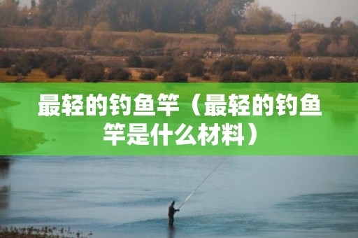 最轻的钓鱼竿（最轻的钓鱼竿是什么材料）