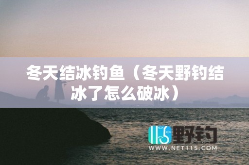 冬天结冰钓鱼（冬天野钓结冰了怎么破冰）