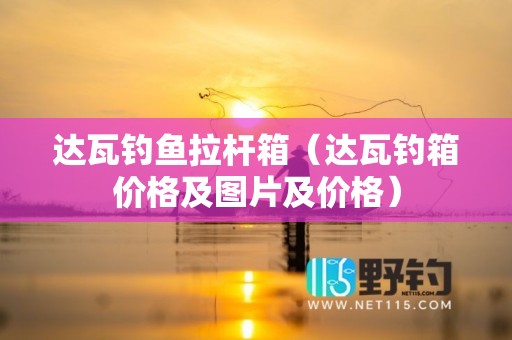 达瓦钓鱼拉杆箱（达瓦钓箱价格及图片及价格）