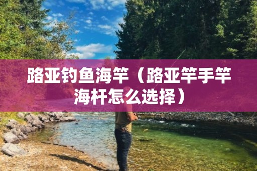 路亚钓鱼海竿（路亚竿手竿海杆怎么选择）