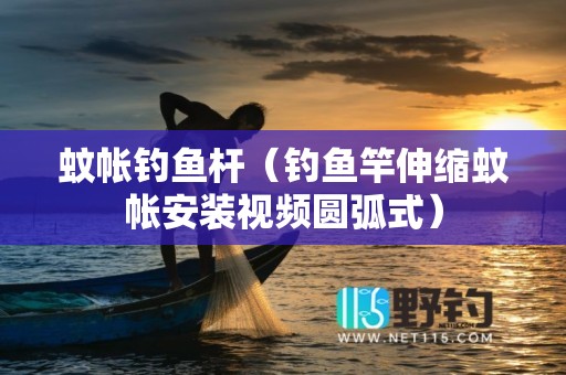 蚊帐钓鱼杆（钓鱼竿伸缩蚊帐安装视频圆弧式）