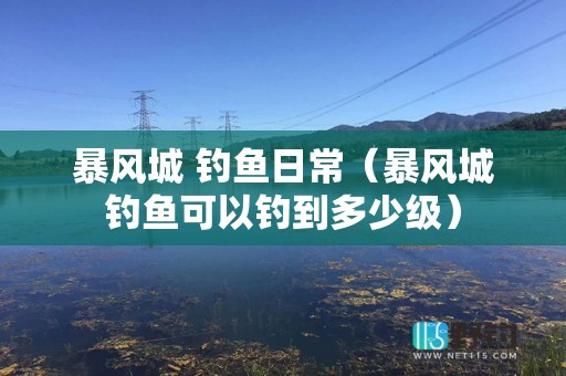 暴风城 钓鱼日常（暴风城钓鱼可以钓到多少级）
