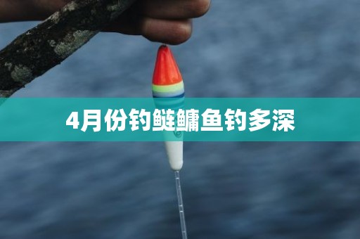 4月份钓鲢鳙鱼钓多深