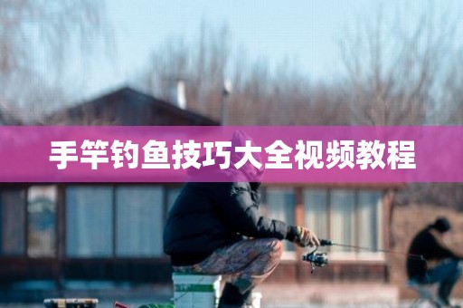 手竿钓鱼技巧大全视频教程