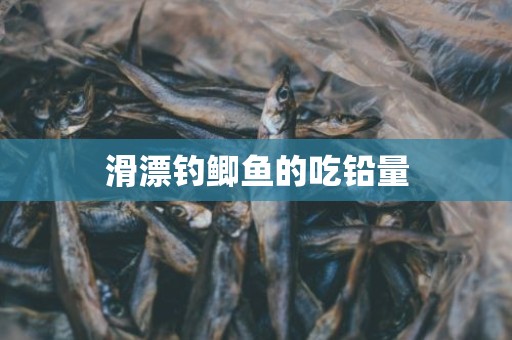 滑漂钓鲫鱼的吃铅量