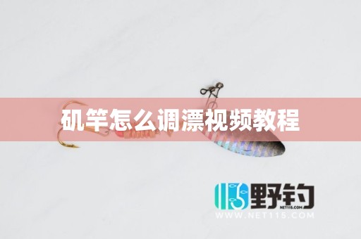 矶竿怎么调漂视频教程
