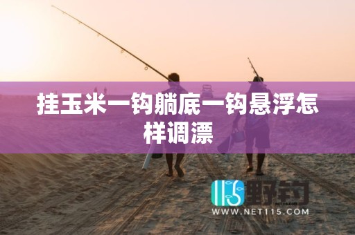 挂玉米一钩躺底一钩悬浮怎样调漂