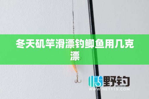 冬天矶竿滑漂钓鲫鱼用几克漂