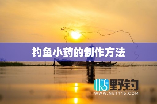 钓鱼小药的制作方法