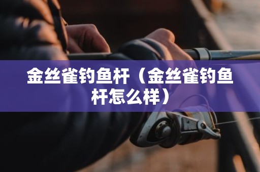金丝雀钓鱼杆（金丝雀钓鱼杆怎么样）