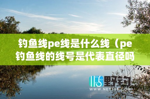 钓鱼线pe线是什么线（pe钓鱼线的线号是代表直径吗）