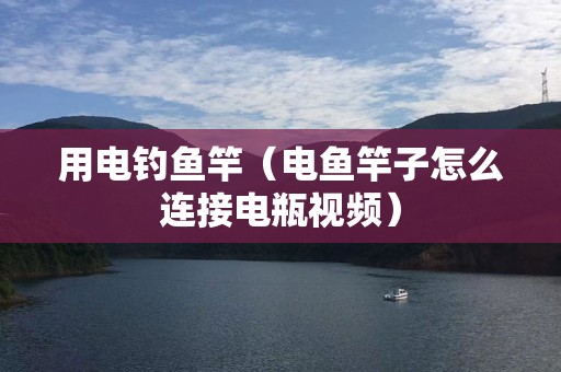 用电钓鱼竿（电鱼竿子怎么连接电瓶视频）