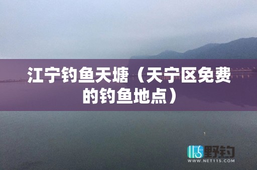 江宁钓鱼天塘（天宁区免费的钓鱼地点）