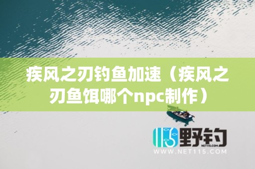 疾风之刃钓鱼加速（疾风之刃鱼饵哪个npc制作）