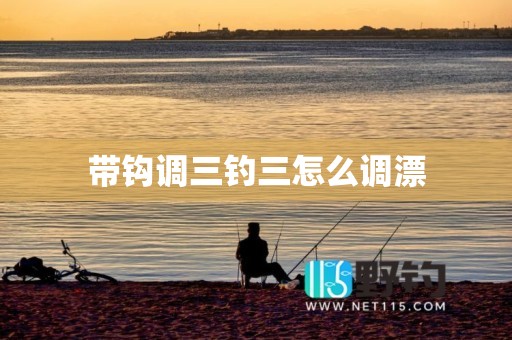 带钩调三钓三怎么调漂
