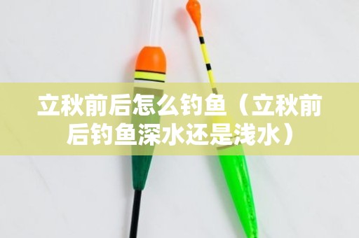 立秋前后怎么钓鱼（立秋前后钓鱼深水还是浅水）