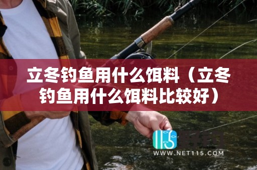 立冬钓鱼用什么饵料（立冬钓鱼用什么饵料比较好）