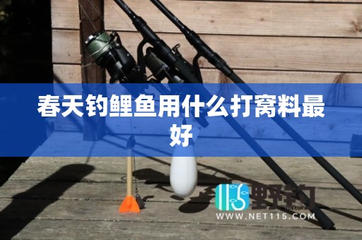 春天钓鲤鱼用什么打窝料最好