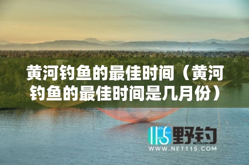 黄河钓鱼的最佳时间（黄河钓鱼的最佳时间是几月份）