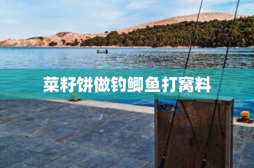 菜籽饼做钓鲫鱼打窝料