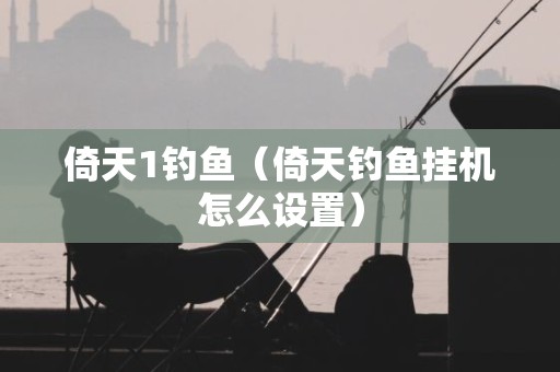 倚天1钓鱼（倚天钓鱼挂机怎么设置）