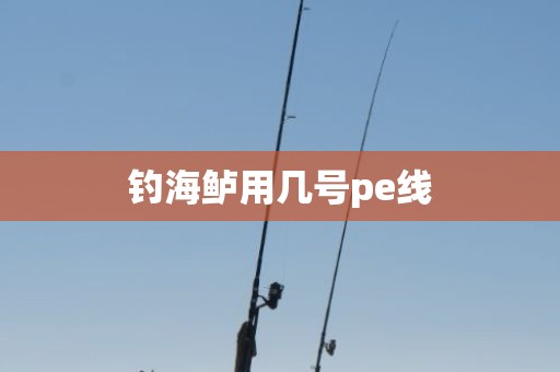 钓海鲈用几号pe线
