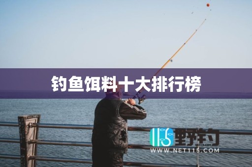 钓鱼饵料十大排行榜