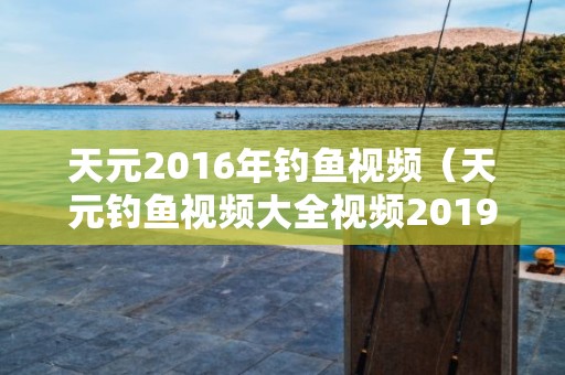 天元2016年钓鱼视频（天元钓鱼视频大全视频2019）