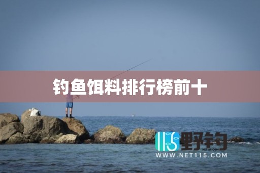 钓鱼饵料排行榜前十