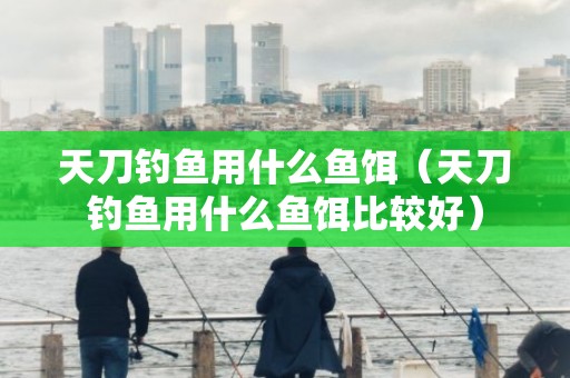 天刀钓鱼用什么鱼饵（天刀钓鱼用什么鱼饵比较好）