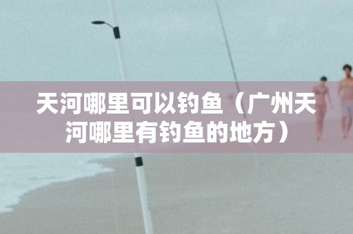 天河哪里可以钓鱼（广州天河哪里有钓鱼的地方）