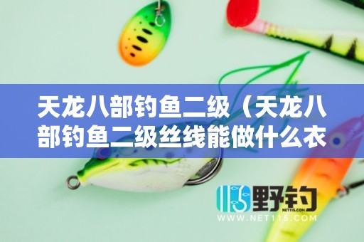 天龙八部钓鱼二级（天龙八部钓鱼二级丝线能做什么衣服）