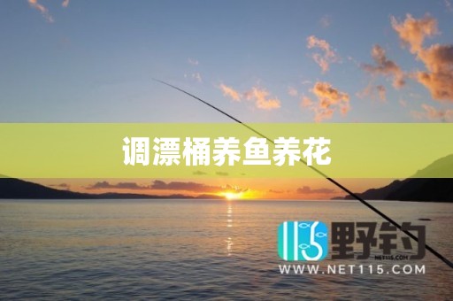 调漂桶养鱼养花