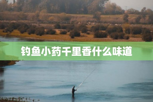 钓鱼小药千里香什么味道