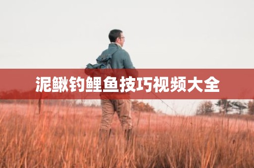 泥鳅钓鲤鱼技巧视频大全