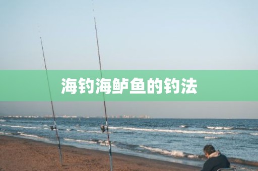 海钓海鲈鱼的钓法