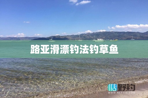 路亚滑漂钓法钓草鱼