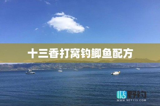 十三香打窝钓鲫鱼配方
