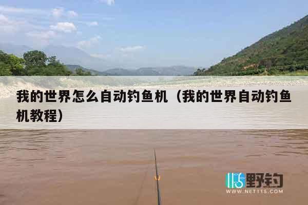 我的世界怎么自动钓鱼机（我的世界自动钓鱼机教程）