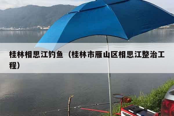 桂林相思江钓鱼（桂林市雁山区相思江整治工程）