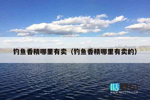 钓鱼香精哪里有卖（钓鱼香精哪里有卖的）